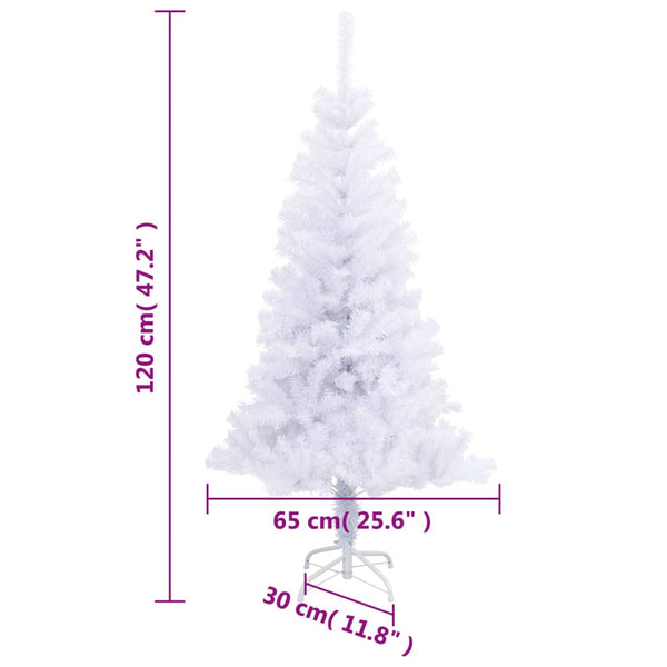 Artificial Christmas Tree With Stand 120 Cm 230 Branches Seasonal Decorations