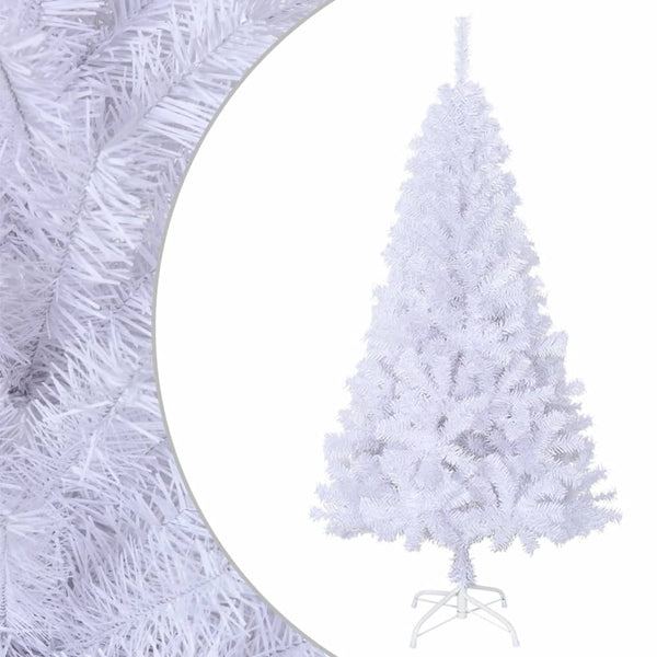 Vidaxl Artificial Christmas Tree With Thick Branches White 120 Cm Pvc Seasonal Decorations