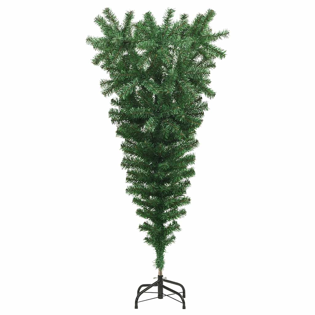 Upside Down Artificial Christmas Tree With Stand Green 120 Cm Seasonal Decorations