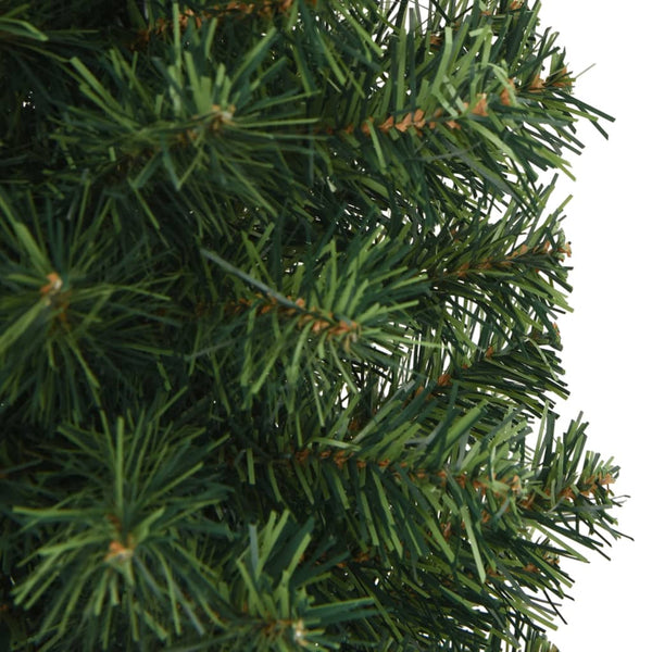 Vidaxl Slim Artificial Christmas Tree With Stand Green 120 Cm Pvc Seasonal Decorations
