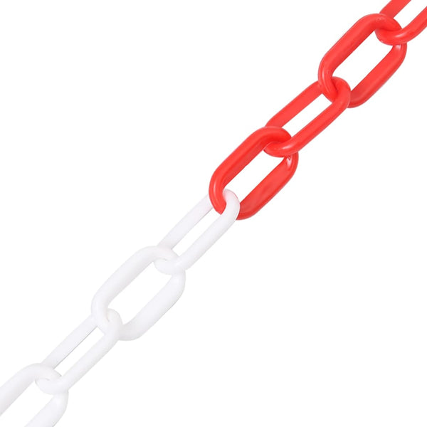 Warning Chain Red And White 100 M Ã˜6 Mm Plastic