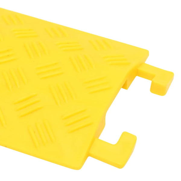 Cable Protector Ramps 4 Pcs 98.5 Cm Yellow Wire & Cable Connectors