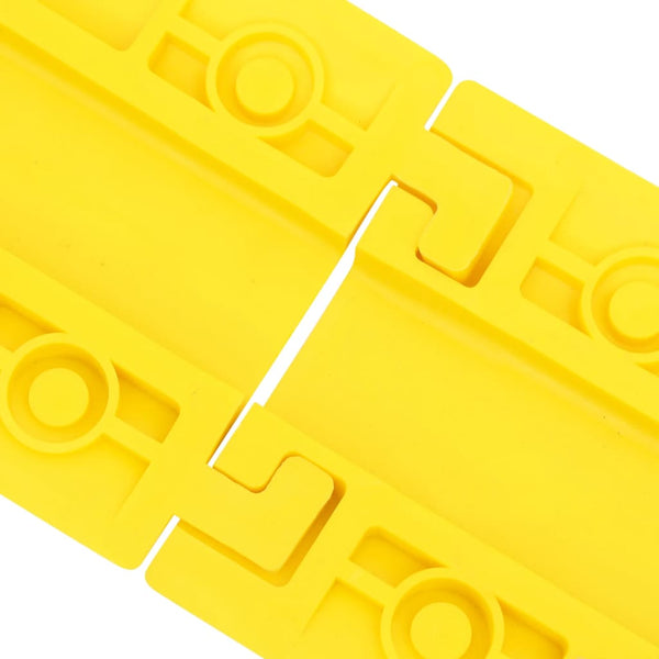 Cable Protector Ramps 4 Pcs 98.5 Cm Yellow Wire & Cable Connectors