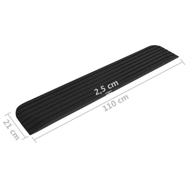 Threshold Ramp 110X21x2.5 Cm Rubber Mobility Access Ramps