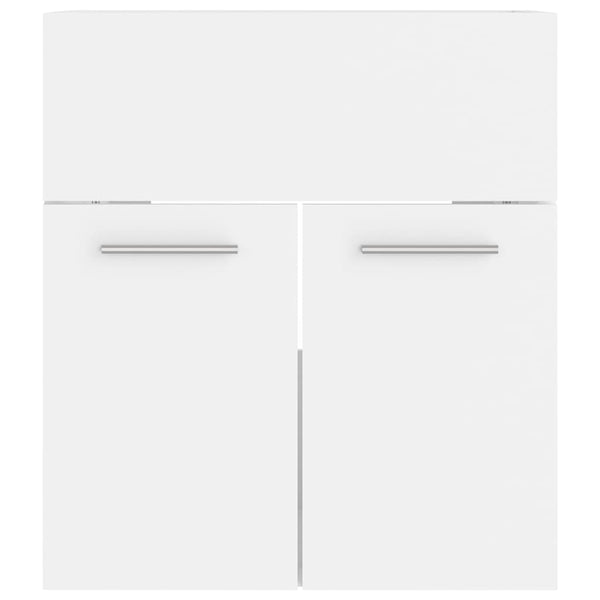 Bathroom Furniture Set White Engineered Wood Bathroom Cabinets