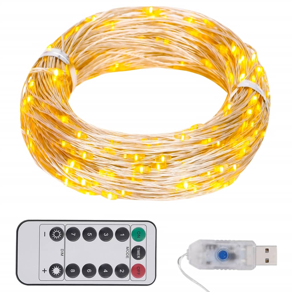 Led String With 150 Leds Warm White M String Lights