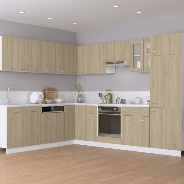 Hanging Corner Cabinet Sonoma Oak 57X57x60 Cm Engineered Wood Kitchen Cabinet Doors And Fronts
