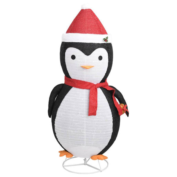 Decorative Christmas Snow Penguin Figure Led Luxury Fabric 180Cm Seasonal Decorations