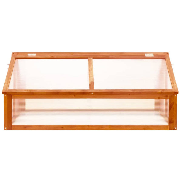 Greenhouse Brown 114X80x50 Cm Firwood Greenhouses