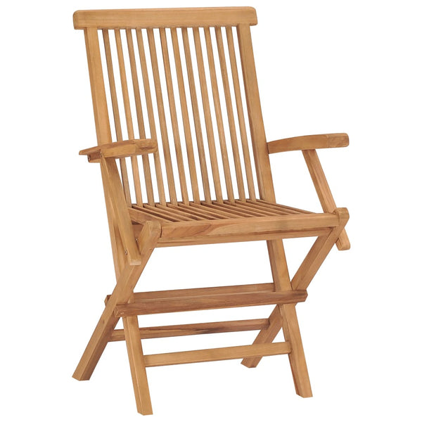 Garden Chairs 8 Pcs Solid Teak Wood Patio Chairs