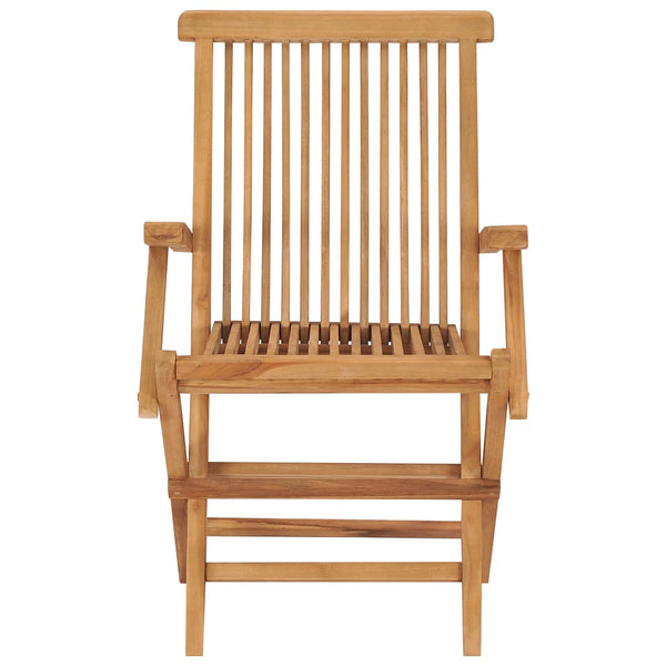 Garden Chairs 8 Pcs Solid Teak Wood Patio Chairs