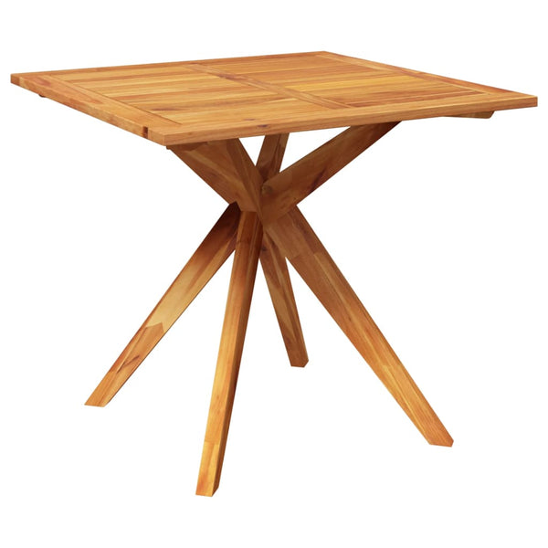 Garden Table 85X85x75 Cm Solid Wood Acacia Patio & Garden Tables