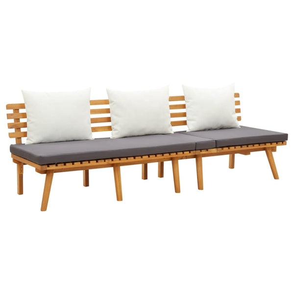Garden Day Bed 200X65 Cm Solid Wood Acacia Loungers
