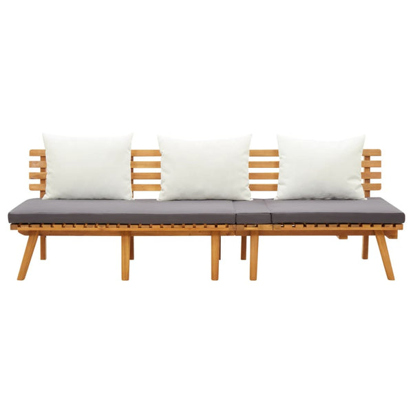 Garden Day Bed 200X65 Cm Solid Wood Acacia Loungers