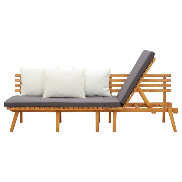 Garden Day Bed 200X65 Cm Solid Wood Acacia Loungers