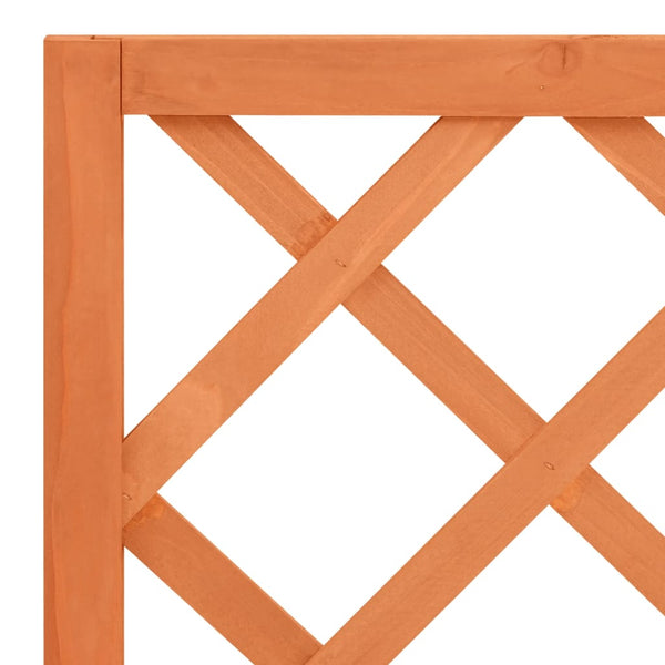 Garden Trellis Planter Brown 70X30x135 Cm Solid Firwood Trellises