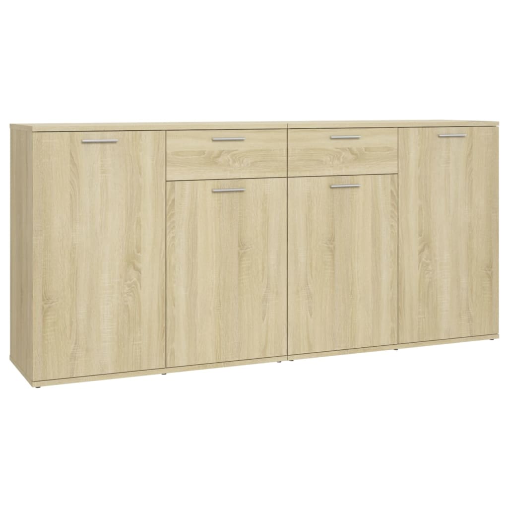 Sideboard Sonoma Oak 160X36x75 Cm Engineered Wood Sideboards & Buffets