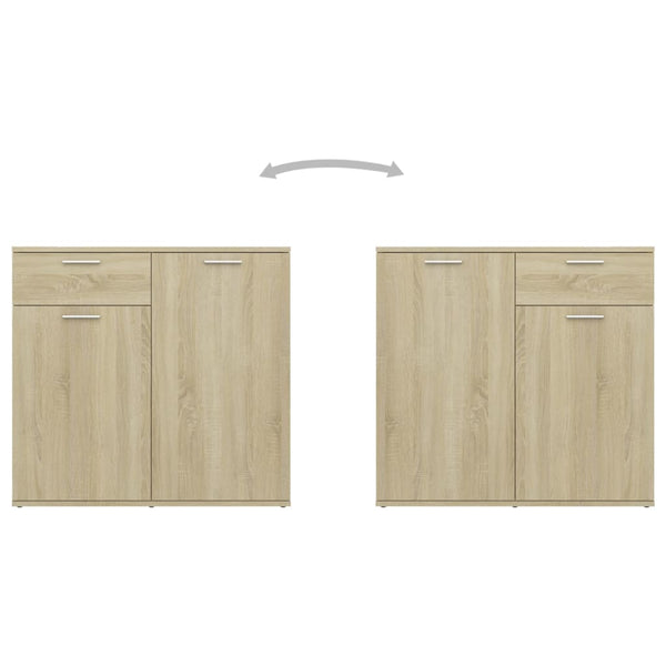 Sideboard Sonoma Oak 160X36x75 Cm Engineered Wood Sideboards & Buffets