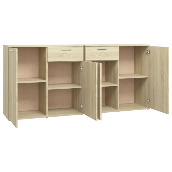 Sideboard Sonoma Oak 160X36x75 Cm Engineered Wood Sideboards & Buffets