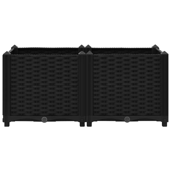 Vidaxl Raised Bed 80X40x38 Cm Polypropylene Raised Garden Beds