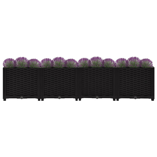 Vidaxl Raised Bed 160X40x38 Cm Polypropylene Raised Garden Beds