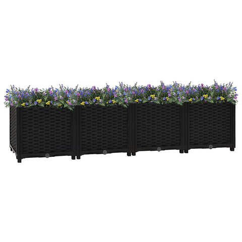 Vidaxl Raised Bed 160X40x38 Cm Polypropylene Raised Garden Beds