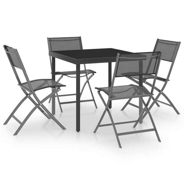 5 Piece Outdoor Dining Set Steel Outdoor Dining Sets