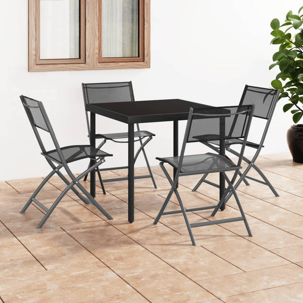 5 Piece Outdoor Dining Set Steel Outdoor Dining Sets