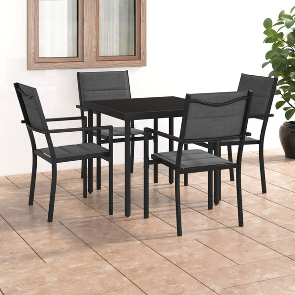 5 Piece Outdoor Dining Set Steel Outdoor Dining Sets