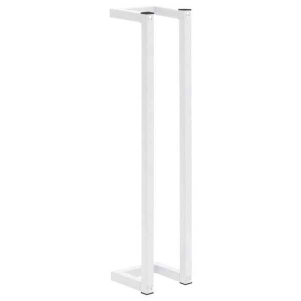 Towel Rack White 12.5X12.5X60 Cm Steel Towel Racks
