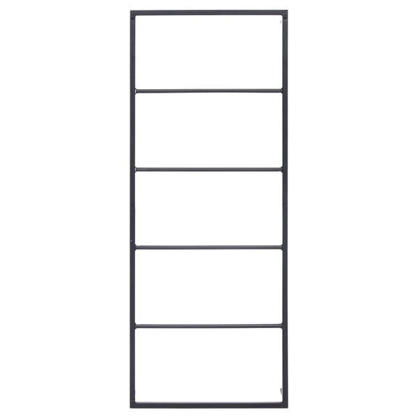 Towel Rack Black 45X10x115 Cm Steel Towel Racks