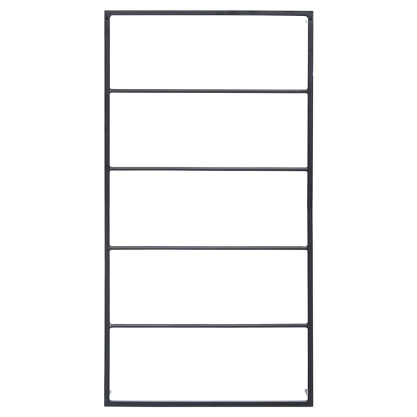 Towel Rack Black 60X10x116 Cm Steel Towel Racks