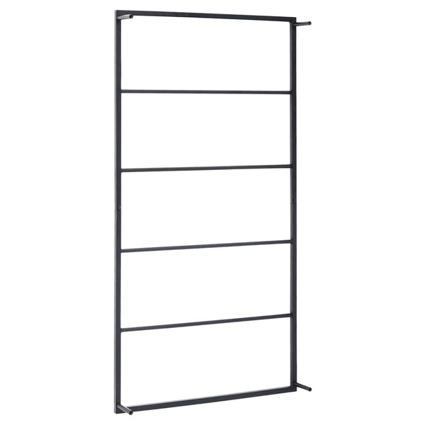 Towel Rack Black 60X10x116 Cm Steel Towel Racks