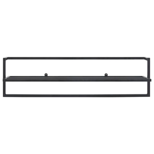 Towel Rack Black 95X25x22 Cm Iron Towel Racks