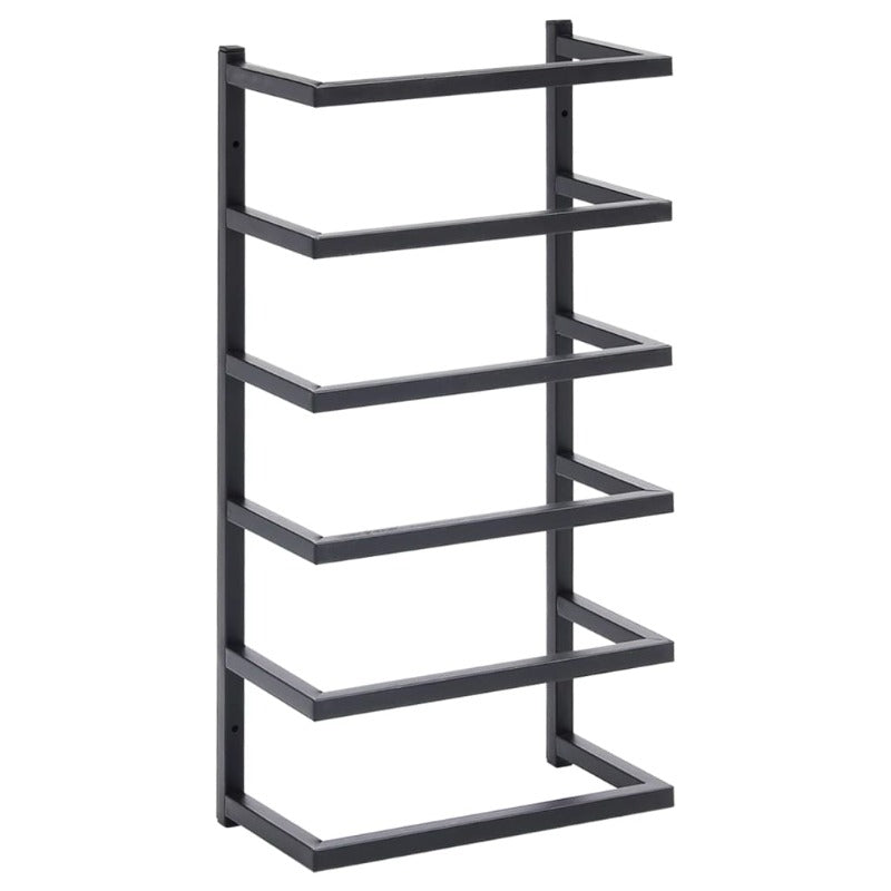 Towel Racks Towel Rack Black 24X12x48 Cm Steel