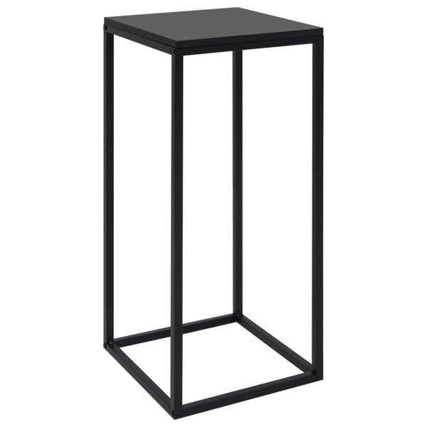 2 Pcs Black Steel Side Tables