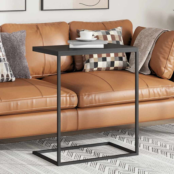 Vidaxl Side Table Black 55X35x66 Cm Engineered Wood Side Tables
