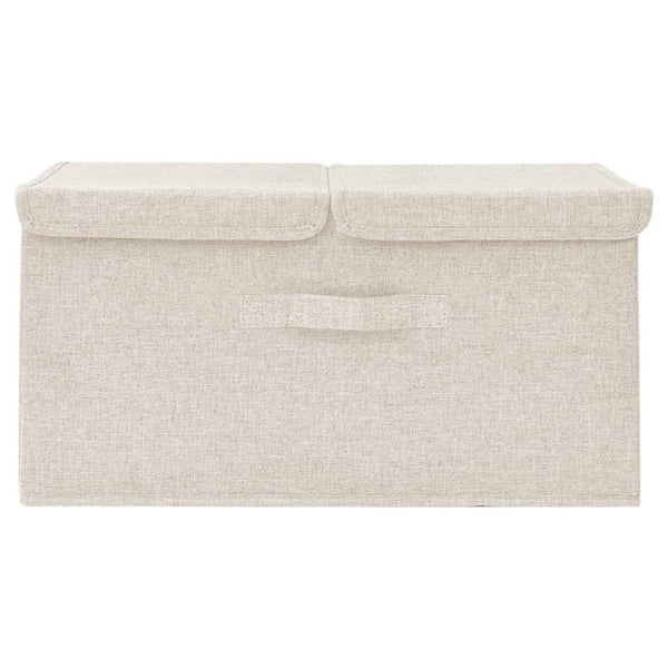 Storage Box Fabric 50X30x25 Cm Cream