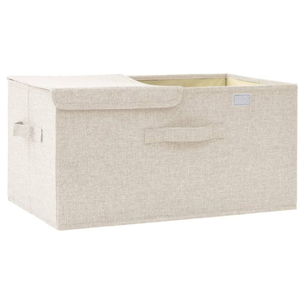 Storage Box Fabric 50X30x25 Cm Cream
