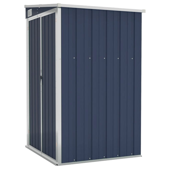 Wall Mounted Garden Shed Anthracite 118X100x178 Cm Steel Sheds Summerhouses Carports