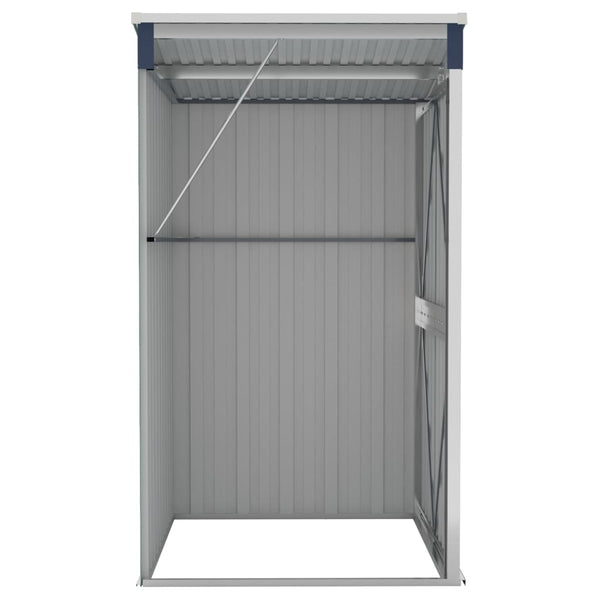 Wall Mounted Garden Shed Anthracite 118X100x178 Cm Steel Sheds Summerhouses Carports