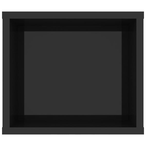 Hanging Tv Cabinet High Gloss Black 100X30x26.5 Cm Engineered Wood Tv Stands & Entertainment Units