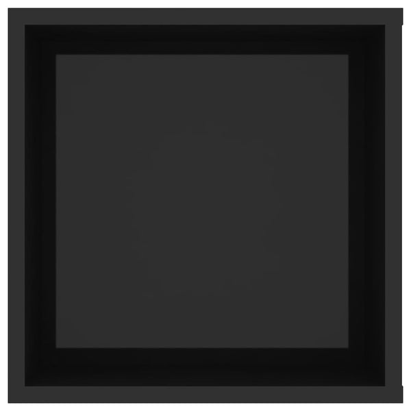 Wall Mounted Tv Cabinet High Gloss Black 102X35x35 Cm Engineered Wood Bookshelves