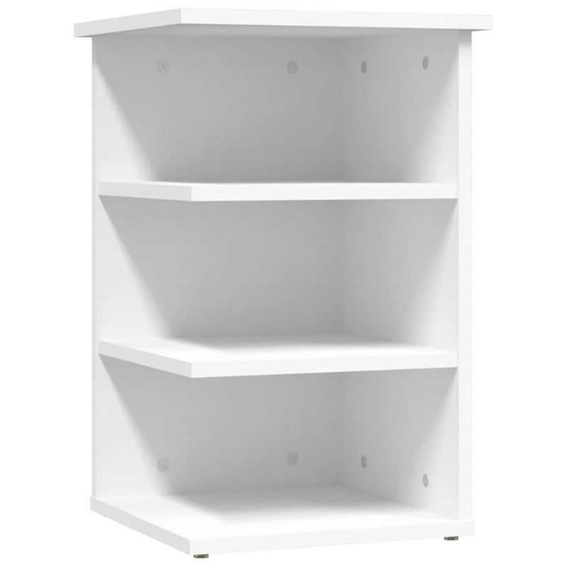 Side Tables Side Cabinet White 35X35x55 Cm Engineered Wood
