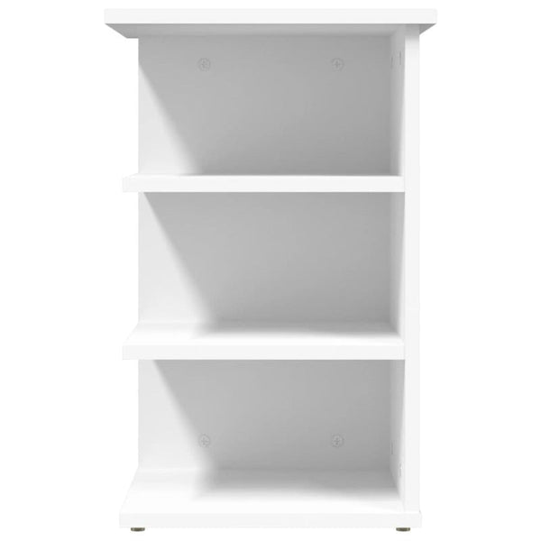 Side Tables Side Cabinet White 35X35x55 Cm Engineered Wood