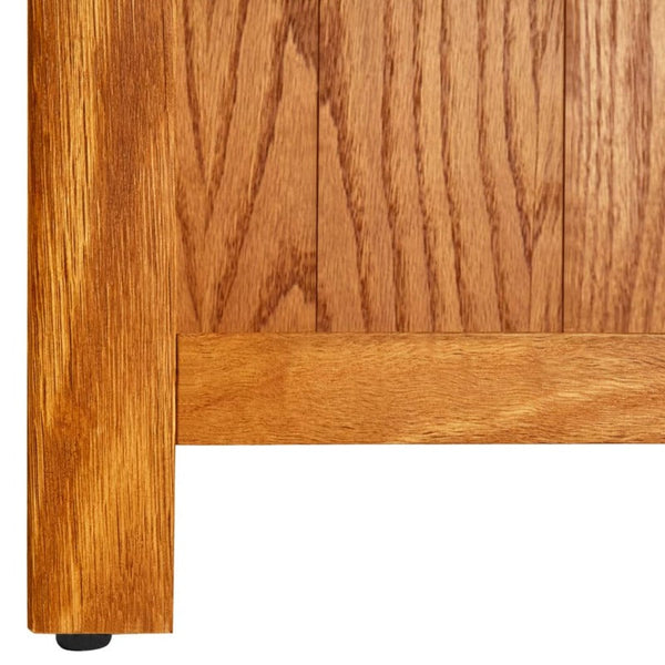 Vidaxl 5 Tier Bookcase 70X22x140 Cm Solid Oak Wood Bookshelves