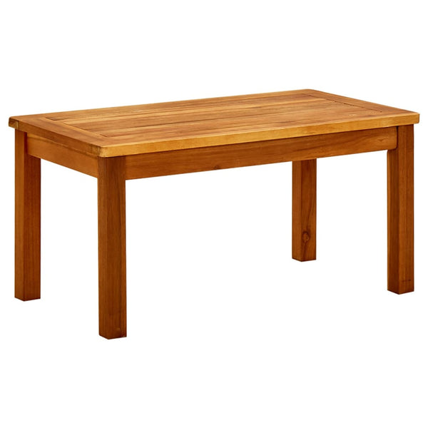 Garden Coffee Table 70X40x36 Cm Solid Acacia Wood Coffee Tables