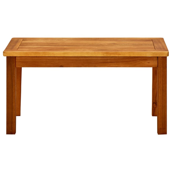 Garden Coffee Table 70X40x36 Cm Solid Acacia Wood Coffee Tables
