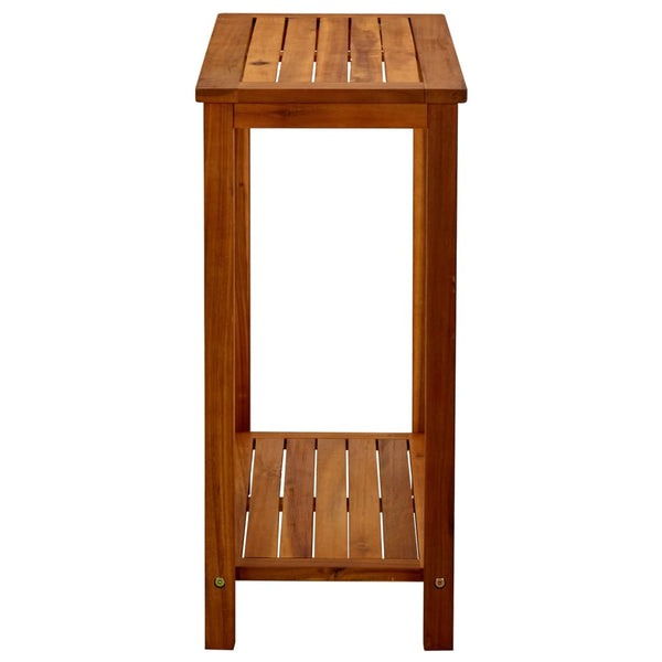 Garden Console Table 80X35x75 Cm Solid Acacia Wood Hall Tables