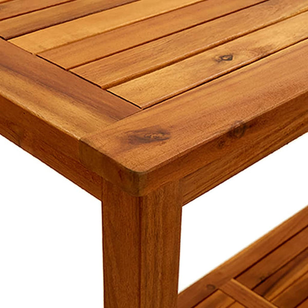 Vidaxl Garden Console Table 110X40x75 Cm Solid Acacia Wood Patio & Garden Tables